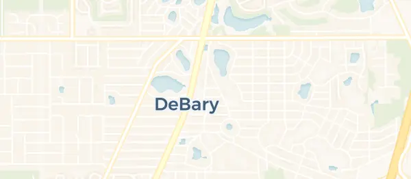 Map of Plantation Estates, DeBary, FL
