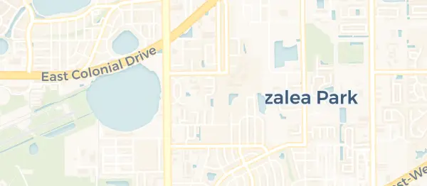 Map of Engelwood Park, Orlando, FL