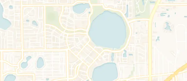 Map of Baldwin Park, Orlando, FL