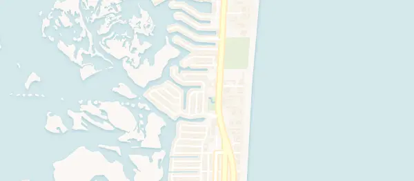 Map of Cocoa Beach, Cocoa Beach, FL