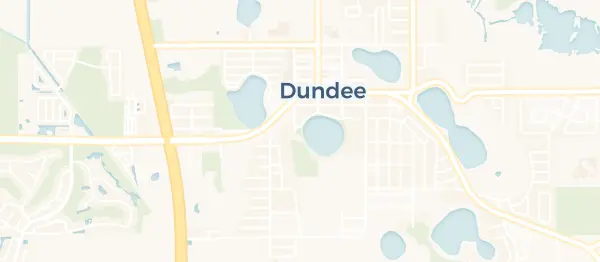 Map of Dundee, Dundee, FL