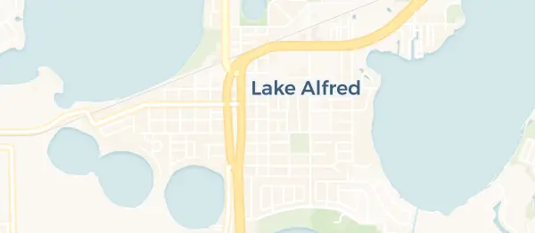 Map of Silverlake, Lake Alfred, FL