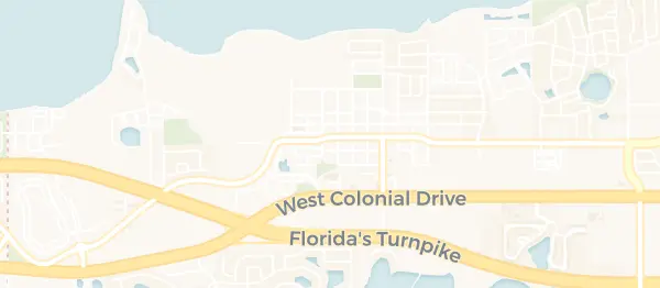 Map of Oakland, Oakland, FL