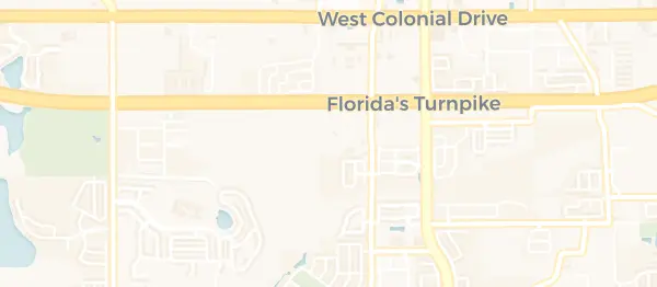 Map of Winter Garden, Winter Garden, FL
